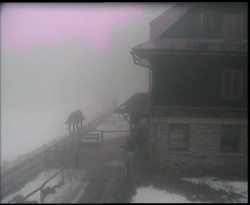 Terasa horského hotelu