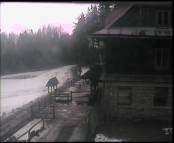 Terasa horského hotelu