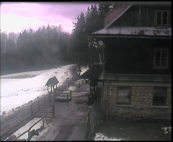 Terasa horského hotelu