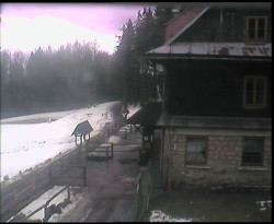 Terasa horského hotelu
