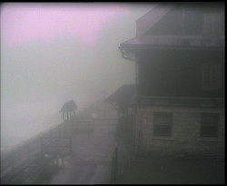 Terasa horského hotelu