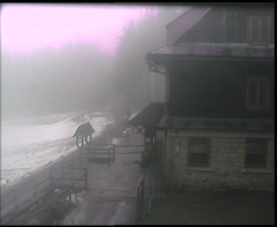 Terasa horského hotelu