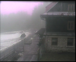 Terasa horského hotelu