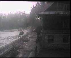 Terasa horského hotelu