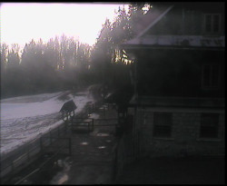 Terasa horského hotelu