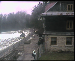 Terasa horského hotelu