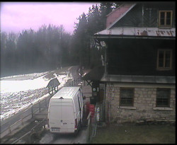 Terasa horského hotelu