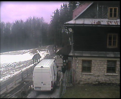 Terasa horského hotelu