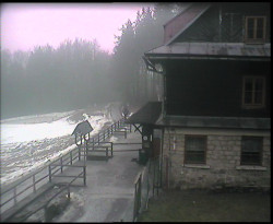 Terasa horského hotelu