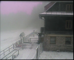 Terasa horského hotelu