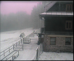 Terasa horského hotelu