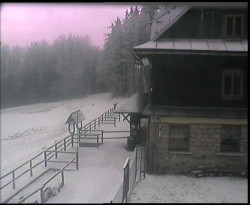 Terasa horského hotelu