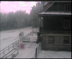 Terasa horského hotelu