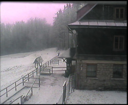 Terasa horského hotelu