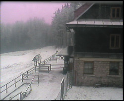 Terasa horského hotelu