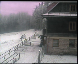 Terasa horského hotelu