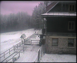 Terasa horského hotelu