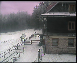 Terasa horského hotelu