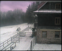 Terasa horského hotelu