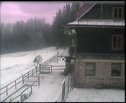 Terasa horského hotelu
