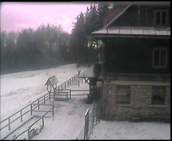 Terasa horského hotelu