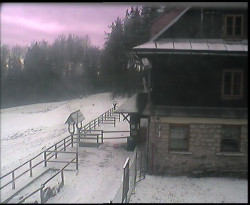 Terasa horského hotelu
