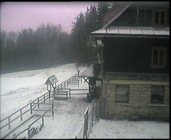 Terasa horského hotelu