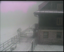 Terasa horského hotelu