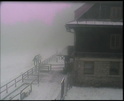 Terasa horského hotelu