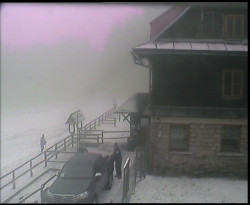 Terasa horského hotelu