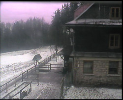 Terasa horského hotelu