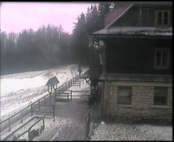 Terasa horského hotelu