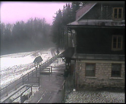 Terasa horského hotelu