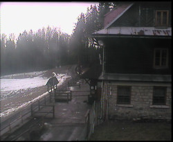 Terasa horského hotelu