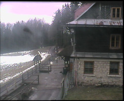 Terasa horského hotelu