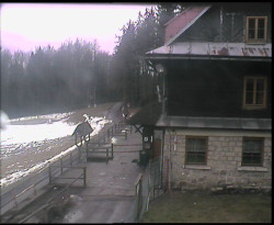 Terasa horského hotelu