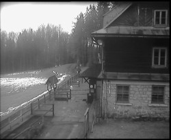 Terasa horského hotelu