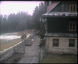 Terasa horského hotelu