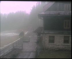 Terasa horského hotelu