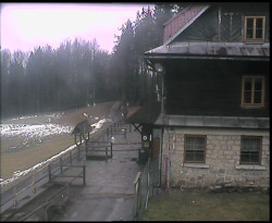 Terasa horského hotelu