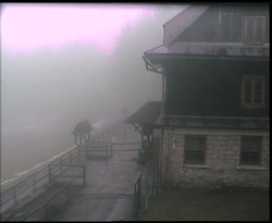 Terasa horského hotelu