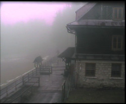 Terasa horského hotelu