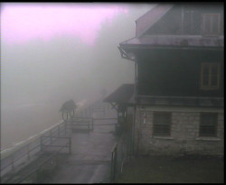 Terasa horského hotelu