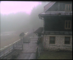 Terasa horského hotelu