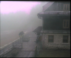 Terasa horského hotelu