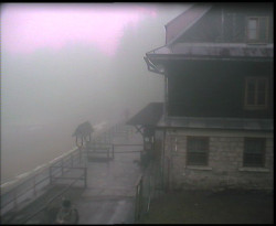 Terasa horského hotelu