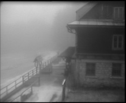 Terasa horského hotelu