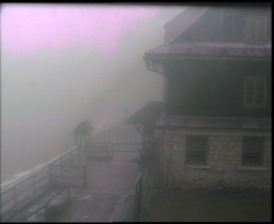 Terasa horského hotelu