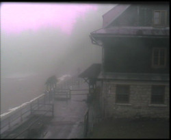 Terasa horského hotelu