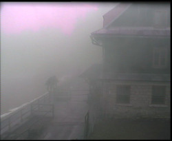 Terasa horského hotelu